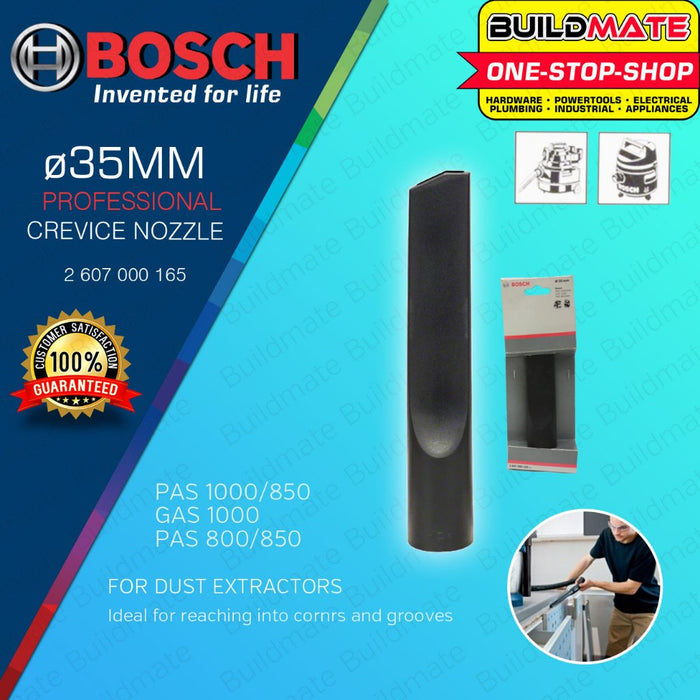 BUILDMATE Bosch 35MM Crevice Nozzle for Vacuum Accessories for Dust Extractors 2607000165 - BAX