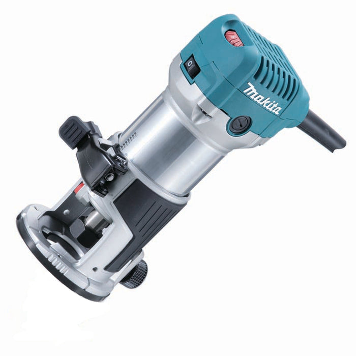 BUILDMATE Makita 710W Palm Router 1/4" Inch Variable Speed Edge Laminate Trimmer Engraving & Shaping Wood RTO700C