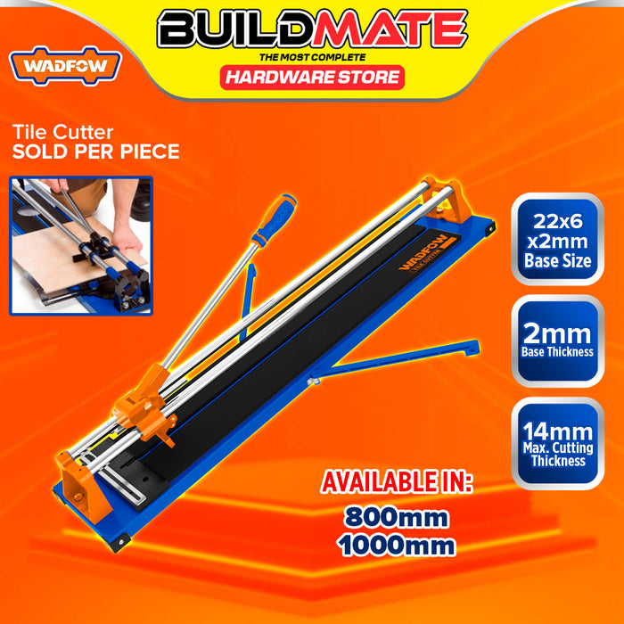 BUILDMATE Wadfow Tile Cutter 1000mm Beam Score Cutter Board Manual Porcelain Ceramic Tile Saw Trimmer Cutting Machine Tool WTR1510 - WHT