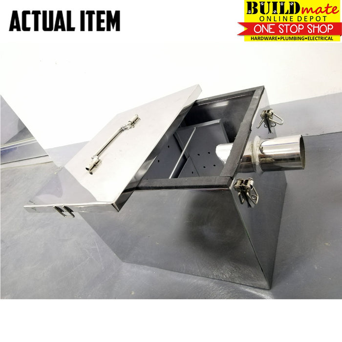 Stainless Grease Trap 304 Mirror Finish High Quality 5GPM / 4GPM / 3GPM •BUILDMATE•