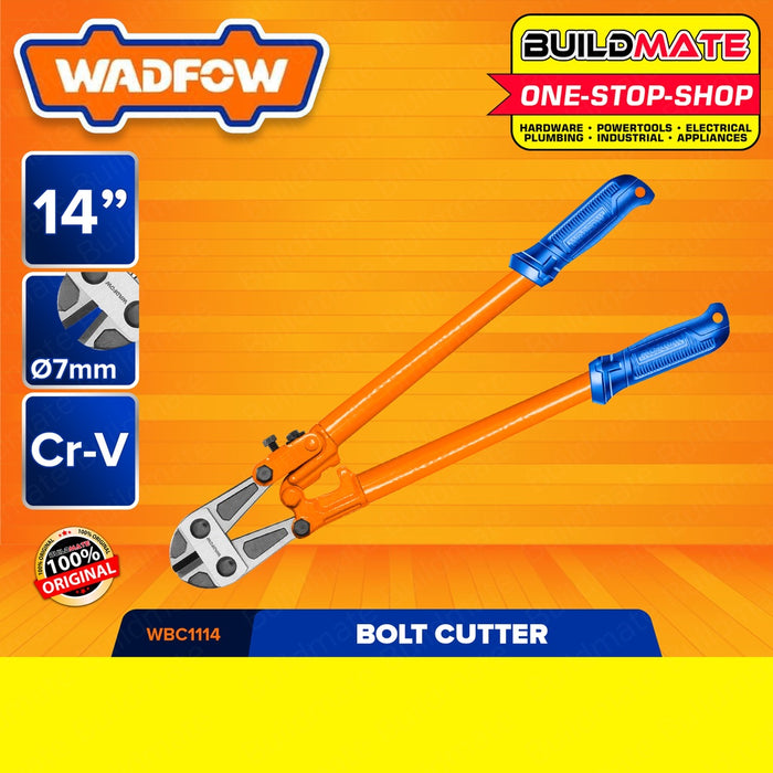 WADFOW Bolt Cutter 12" Inch | 14"Inch [SOLD PER PIECE] Cr-V Blade Comfortable Handle •BUILDMATE• WHT