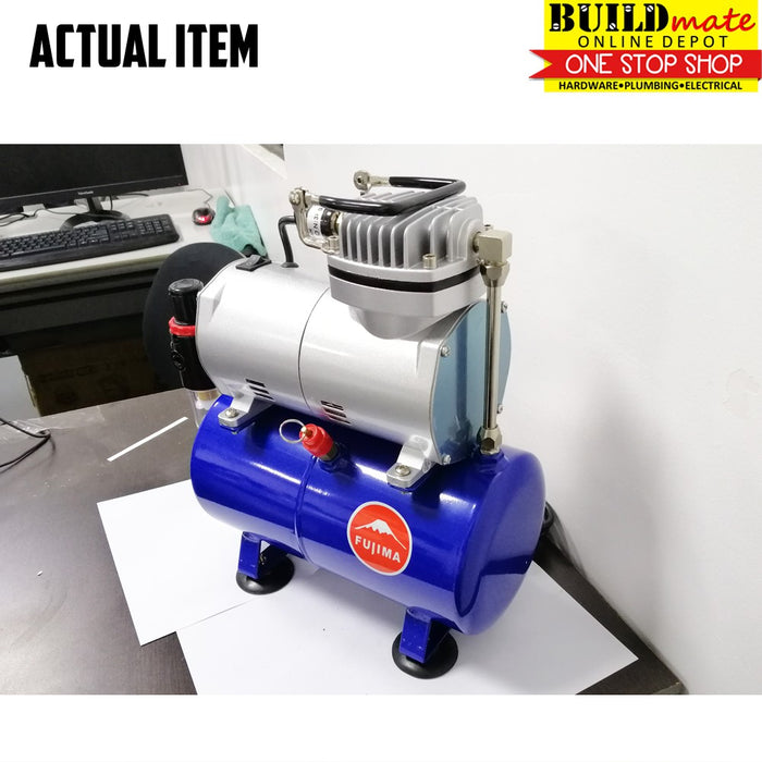 Fujima Air Brush MINI COMPRESSOR 1/6HP F-AS168 •BUILDMATE•