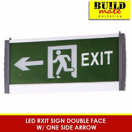 LED Exit Sign Double Face with One One Side Arrow LEL-Z01GTE-3