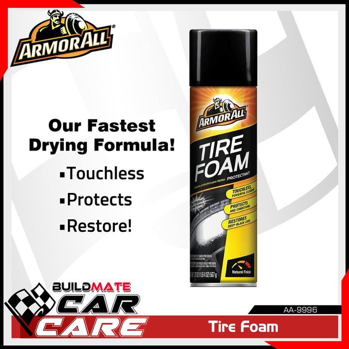 ARMOR ALL Tire Foam Aero 20 oz AA-9996 •BUILDMATE• — Buildmate