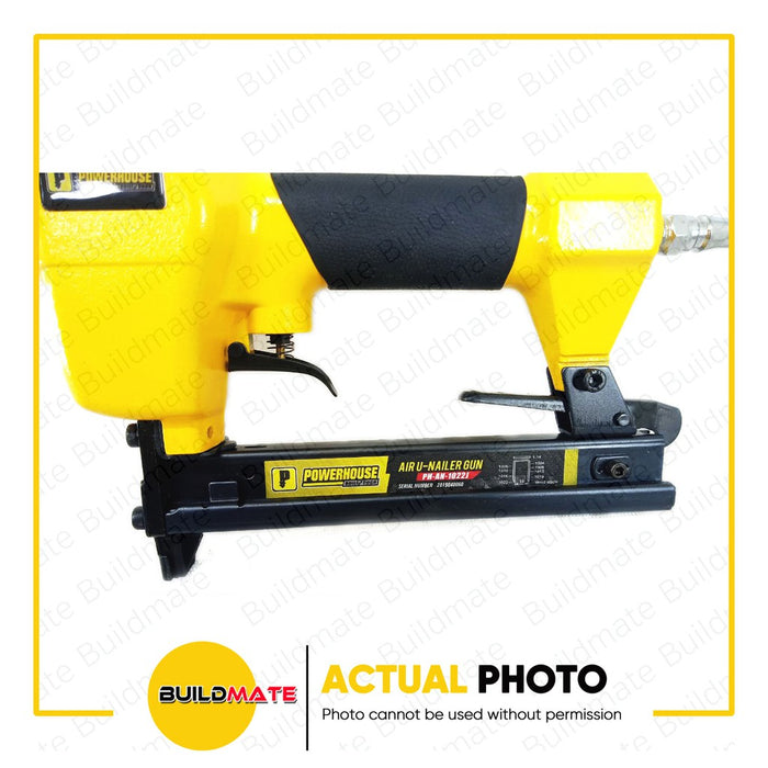 POWERHOUSE U-Type Pneumatic Air Brad Nailer Nail Gun Anti Struck PH-AN-1022J •BUILDMATE• PHPT