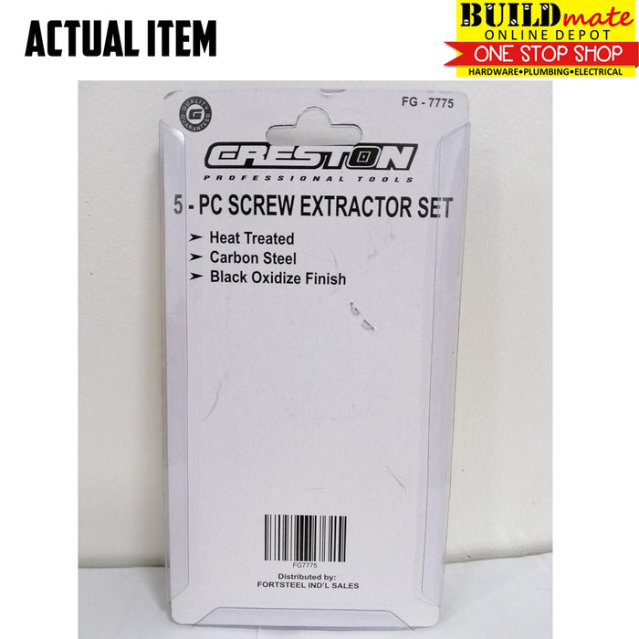 CRESTON Screw Extractor 5pcs/SET FG-7775 Easy Out •BUILDMATE•