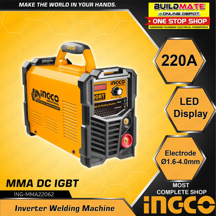 INGCO MMA DC IGBT Inverter Welding Machine 220A ING-MMA22062 SH33 •BUILDMATE• IPT