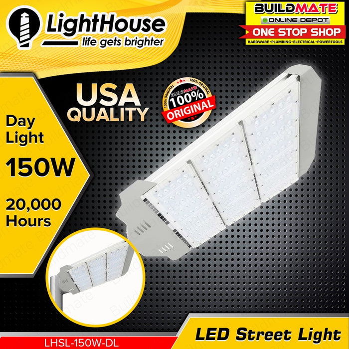 LIGHTHOUSE LED Industrial Street Light DAYLIGHT 6500K 150W LHSL-150W-DL •BUILDMATE• PHLH