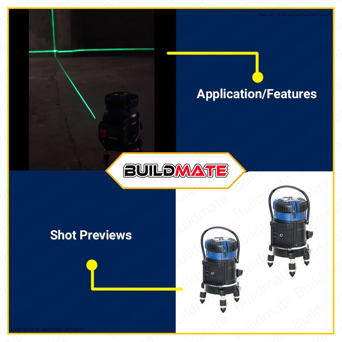 FUJIMA JAPAN Self Leveling Laser 3.6V 4V1H F0102 •BUILDMATE•