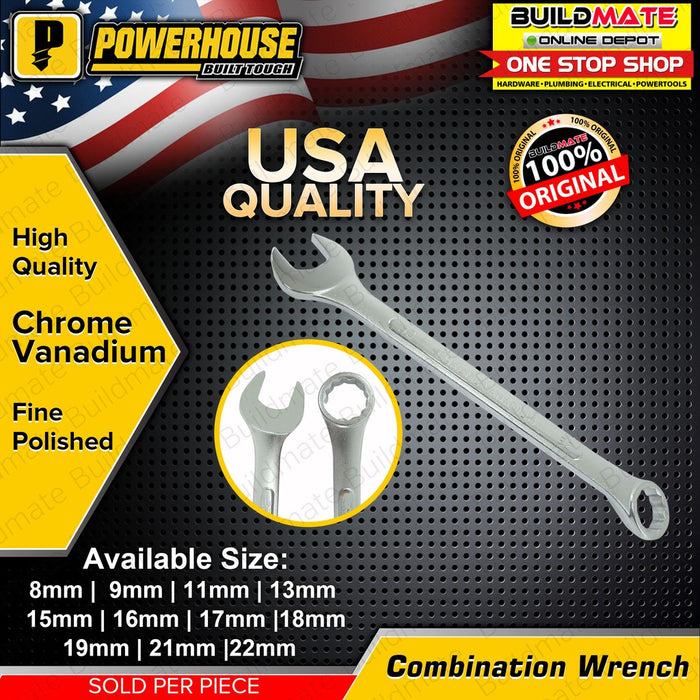 BUILDMATE Powerhouse Combination Wrench Chrome Vanadium SOLD PER PIECE - PHHT