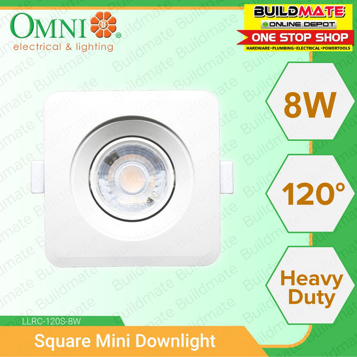 OMNI 120° Square Mini Downlight LLRC-120S-8W •BUILDMATE•