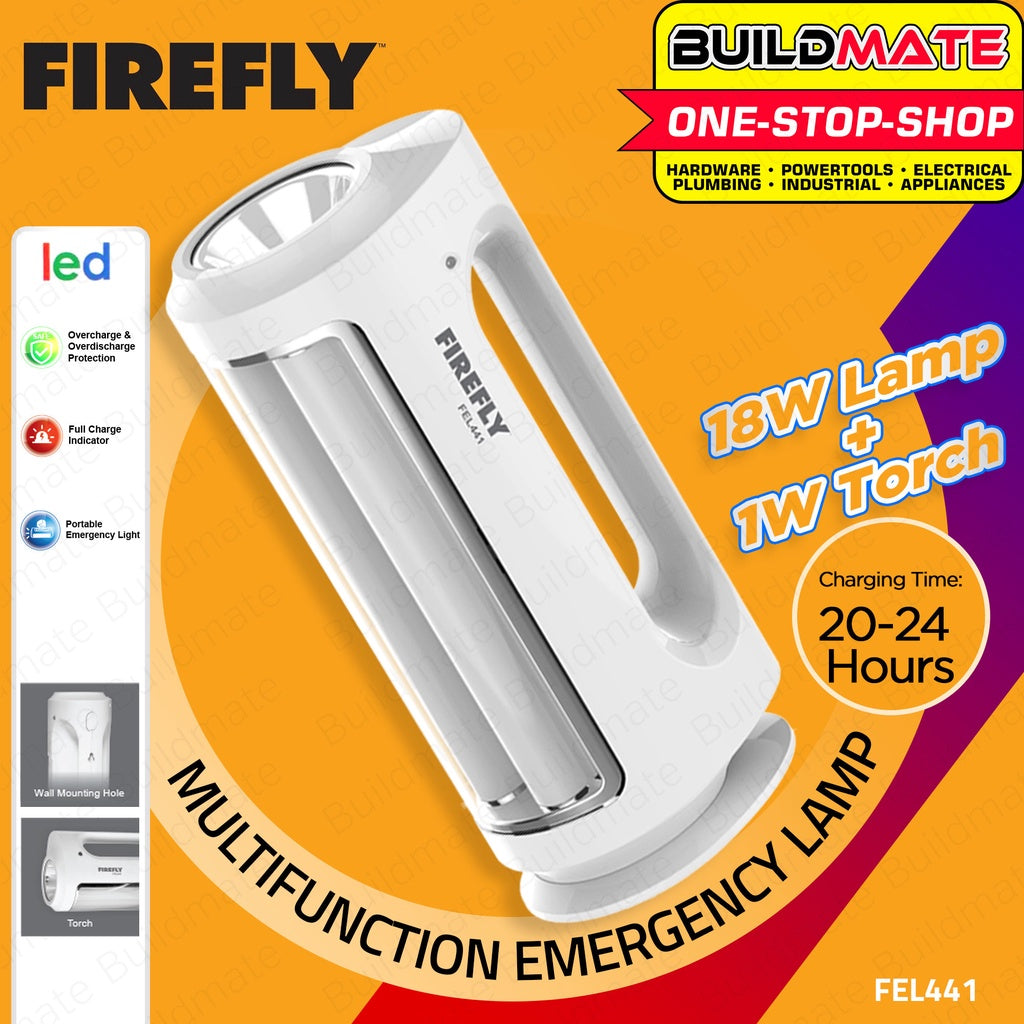 Firefly Rechargeable Twin Head Emergency Lamp – AHPI