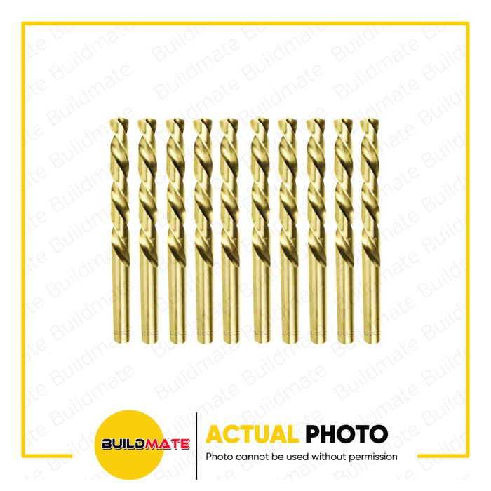 [WHOLESALE] (10PCS) INGCO Cobalt HSS Drill Bit 9/64" DBT11009643 •BUILDMATE• IHT