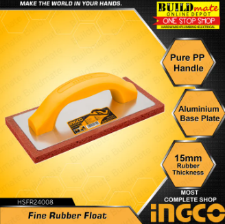 INGCO Fine Rubber Float 230x100mm HSFR24008  •BUILDMATE• IHT