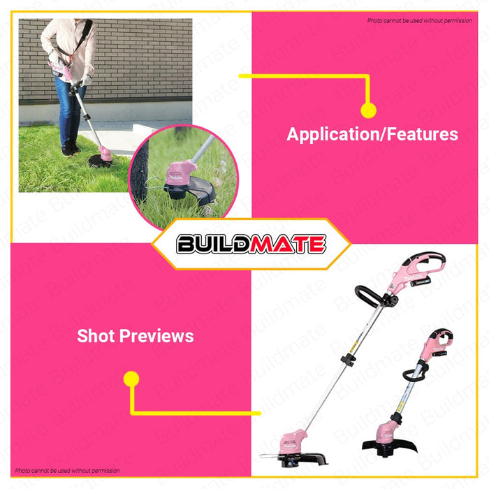 MAKITA PINK ORIGINAL 12V Lithium Ion Cordless Grass Trimmer 12V MAX UR100DSAP •BUILDMATE•