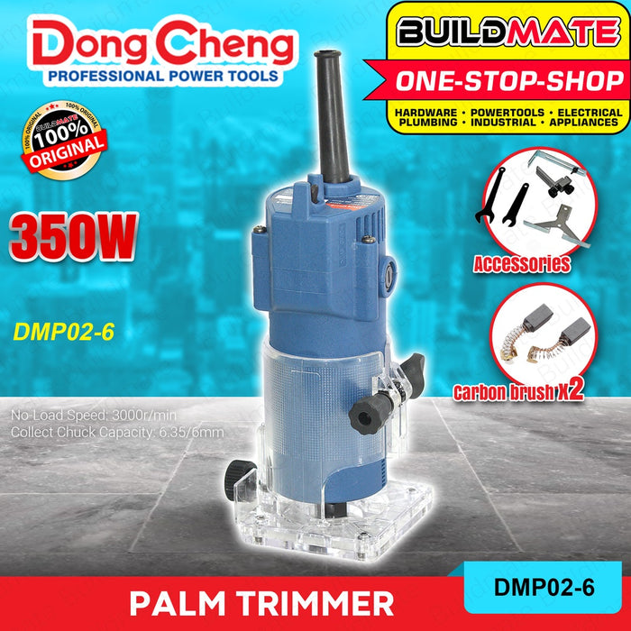 DONG CHENG Heavy Duty Electric Palm Router Trimmer For Woodworking 350W DMP02-6 •BUILDMATE•