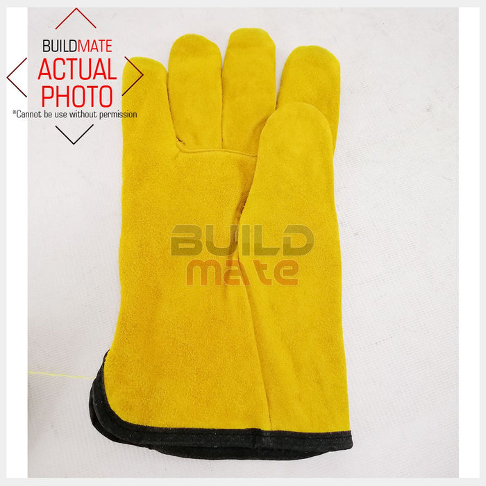 INGCO Leather Gloves 10" HGVC02  •BUILDMATE• IHT