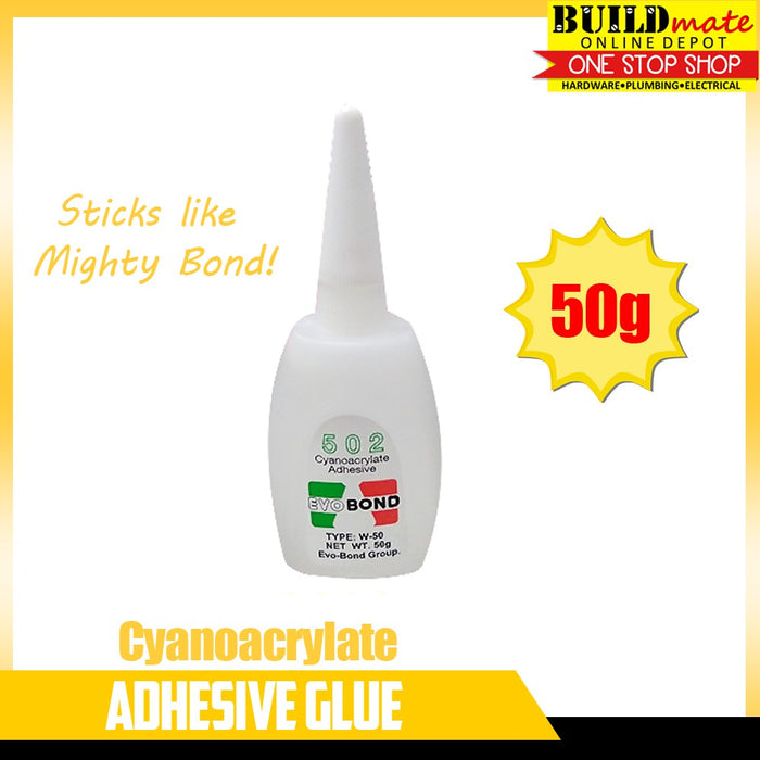 EVO BOND Cyanoacrylate Evobond Adhesive Glue DIY Crafts 50g •BUILDMATE• 