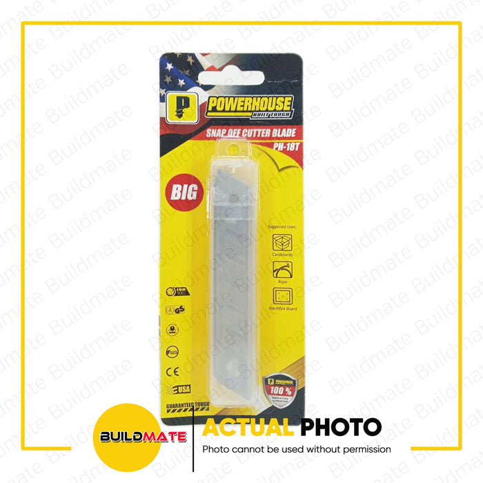 POWERHOUSE Snap-Off Cutter Blade Refill BIG 18mm PH-18T •BUILDMATE• PHHT