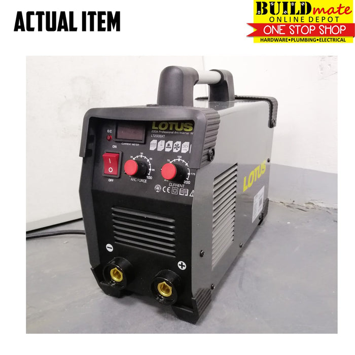 LOTUS Professional ARC Inverter Welding Machine 200A LT200SXT +Free Welding Gloves •BUILDMATE• LWM