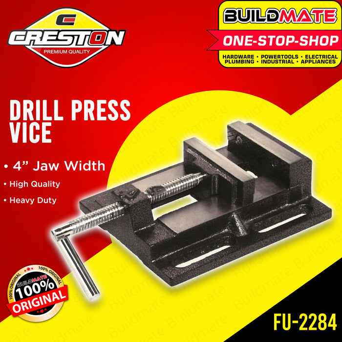 CRESTON Drill Press Vice 4" FU2284 •BUILDMATE•