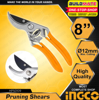 INGCO Pruning Shear Plant Scissor Stem Cutter 8" 205mm HPS0308  •BUILDMATE• IHT