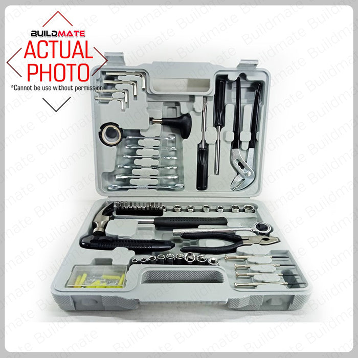 HOYOMA 141 PCS/SET Hand Tool Set Household Tool Kit Set With Storage Case S1410 •BUILDMATE• HYMHT