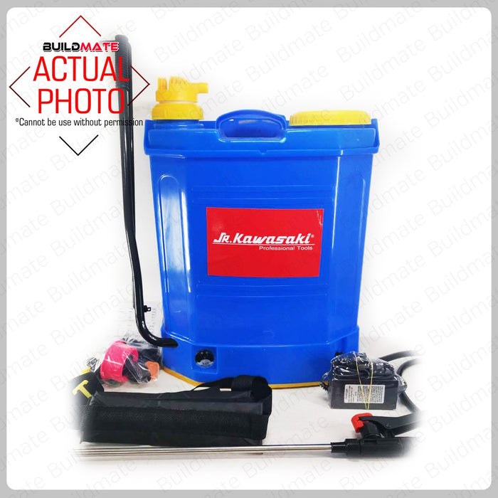 JR KAWASAKI 2in1 Dual Function Manual/Battery Operated Knapsack Sprayer 18L +FREE GLOVES&TAPEMEASURE