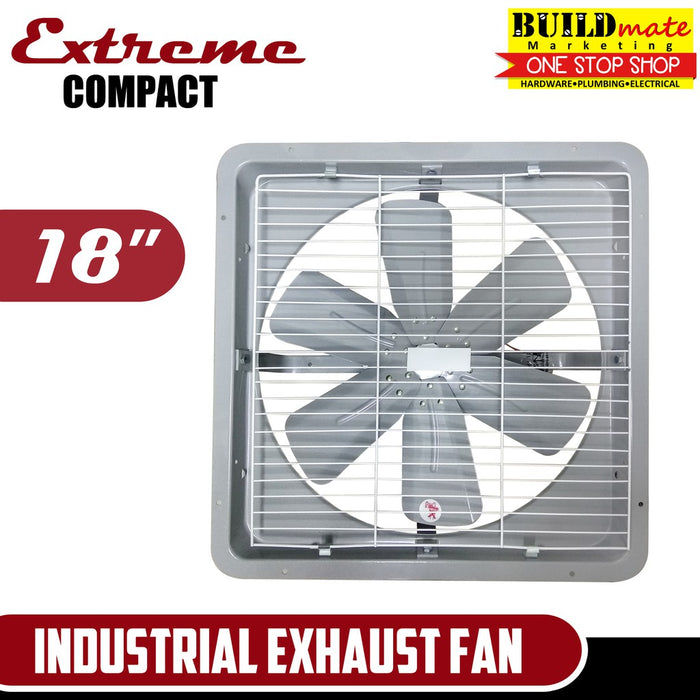 Extreme COMPACT Industrial Exhaust Fan 18" •BUILDMATE• 