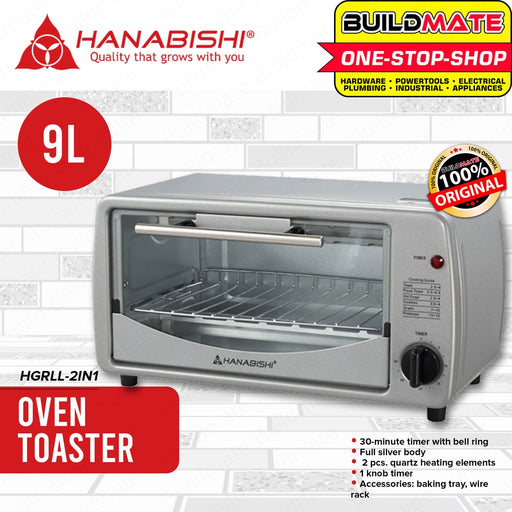 hanabishi oven toaster 9l