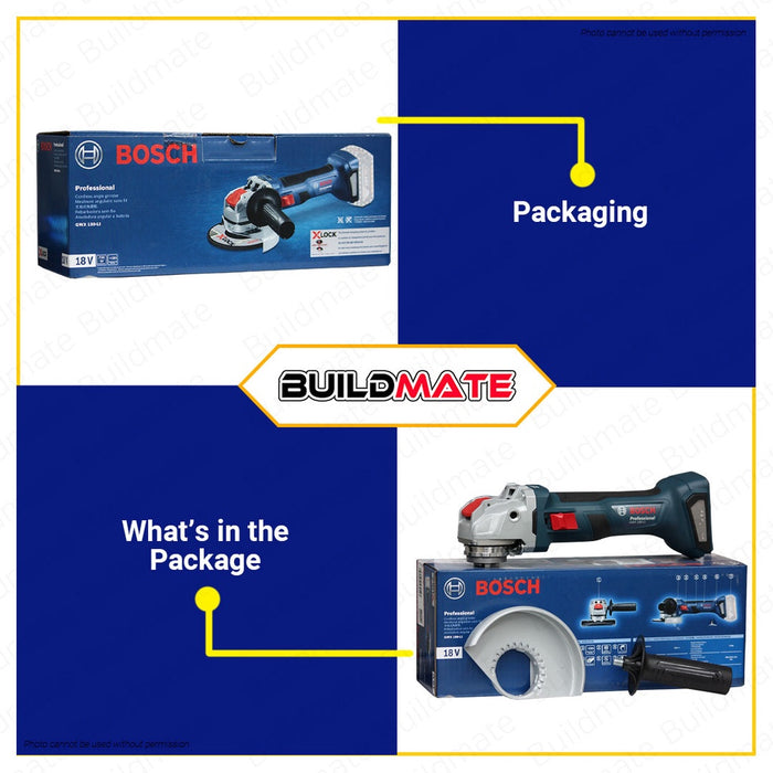 BOSCH BRUSHLESS MOTOR Cordless Angle Grinder 125mm M14 GWX180-LI 06019H91K0 •BUILDMATE• BLC