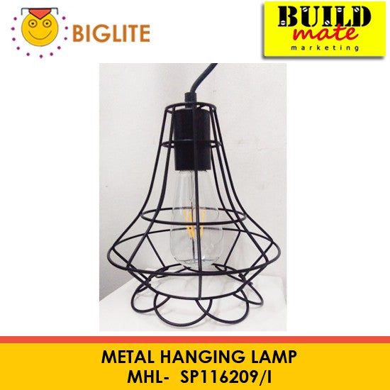 BIGLITE Metal Hanging Lamp MHL-SP116209/I •BUILDMATE•