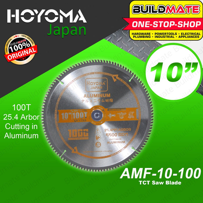 HOYOMA JAPAN TCT Saw Aluminum Miter Saw Blade 10" X 100T  AMF-10-100 •BUILDMATE•