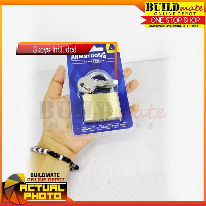 ARMSTRONG Brass Padlock SOLD PER PIECE •BUILDMATE•