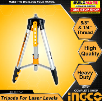 INGCO Tripods for Laser Levels HLLT01152  •BUILDMATE• IHT