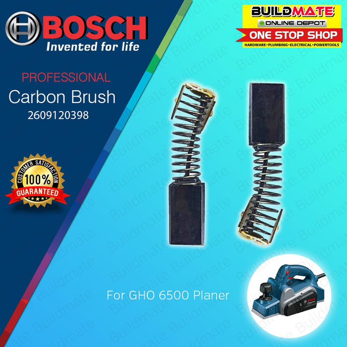 BOSCH Professional Carbon Brush for GHO 6500 2609120398 •BUILDMATE• BSP