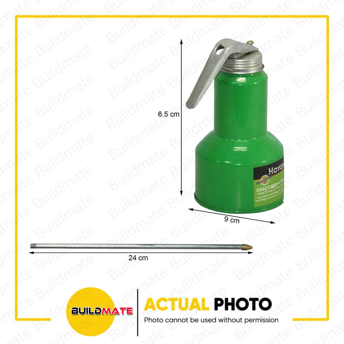 HOYOMA High Pressure Pump Metal Oil Pot 500G Oiling Oiler Can HT-PO500 •BUILDMATE•