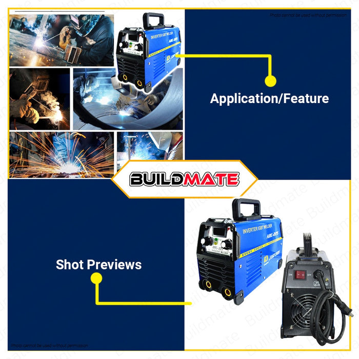 OXFORD 225A Inverter Welding Machine IGBT Technology Digital Display ARC-225 •BUILDMATE•