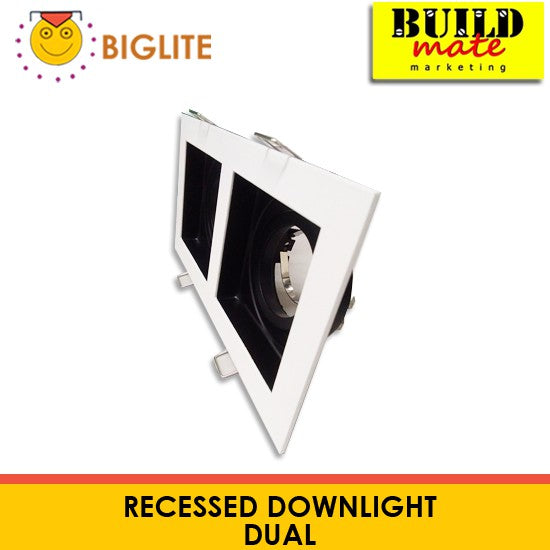 BIGLITE Single Recessed Dual YP135-2-WH •BUILDMATE•