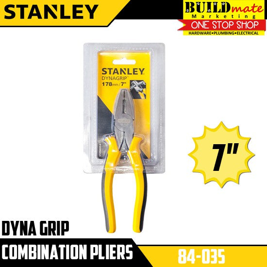Stanley Dyna Grip Combination Pliers Plier 7"/8" SHT