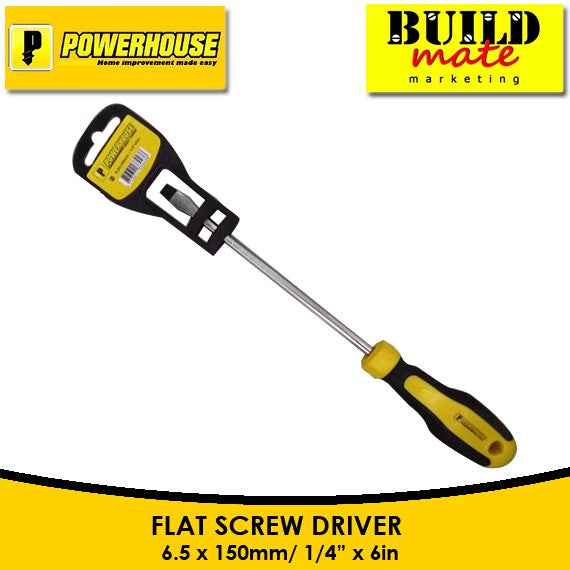 POWERHOUSE Screwdriver PHILIP/FLAT SOLD PER PIECE •BUILDMATE• PHHT