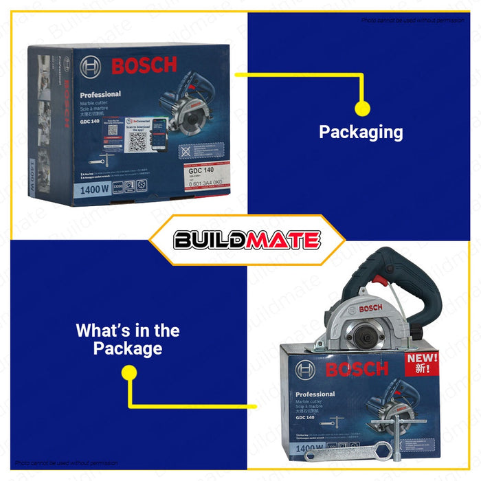 Bosch Professional Marble Cutting Cut Saw 1400W GDC 140 06013A40K0 100% ORIGINAL •BUILDMATE• COC