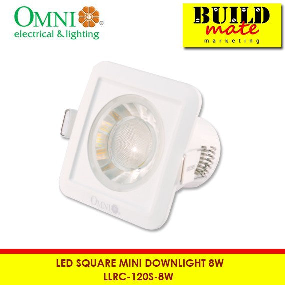 OMNI 120° Square Mini Downlight LLRC-120S-8W •BUILDMATE•