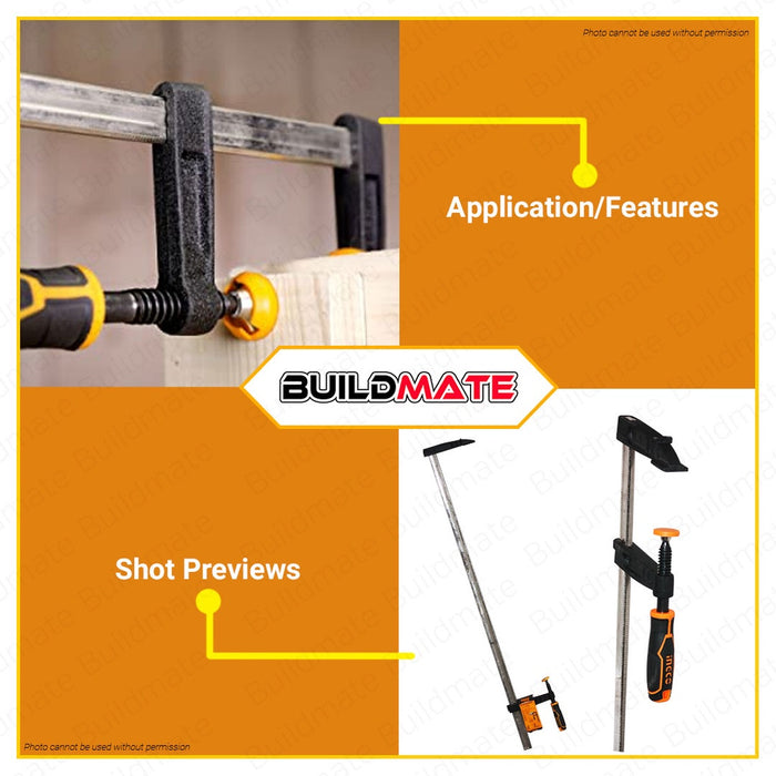 Ingco F-Clamp 140x1200mm HFC021401 100% ORIGINAL / AUTHENTIC •BUILDMATE• IHT