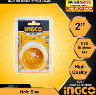 INGCO Hole Saw 51mm HSB10511  •BUILDMATE• IHT
