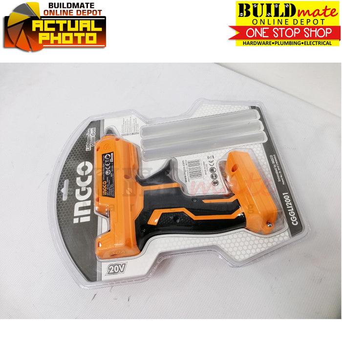 INGCO Cordless Glue Gun 20V CGGLI2001 POWERSHARE +FREE TAPEMEASURE & GLOVES •BUILDMATE• IPT