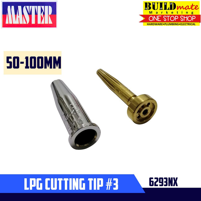 MASTER LPG Oxygen Cutting Tip #1/ #2/ #3