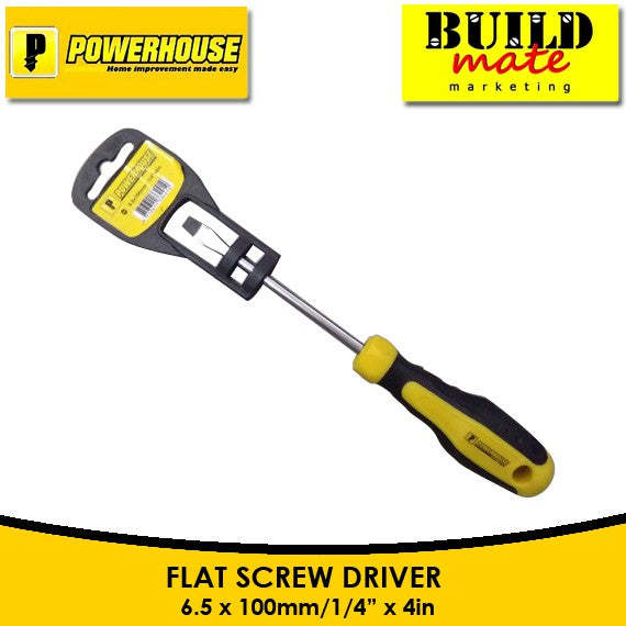 POWERHOUSE Screwdriver PHILIP/FLAT SOLD PER PIECE •BUILDMATE• PHHT