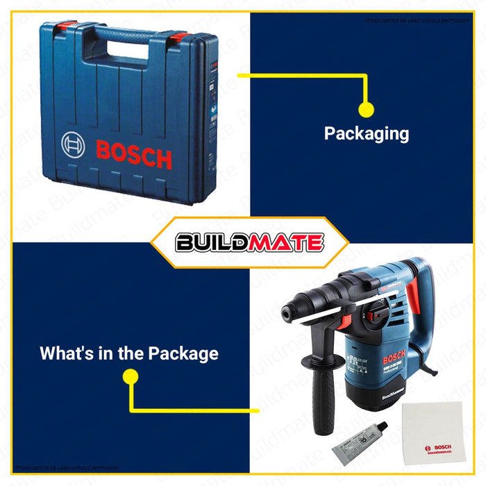 Bosch 800W SDS Plus Hammer Drill with Carrying Case Rotary Hammer Drill GBH 3-28 DRE 061123A0K0 BPT