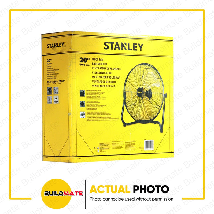 STANLEY 20" 120W Industrial Floor Fan LP-ST-20F-E •BUILDMATE•